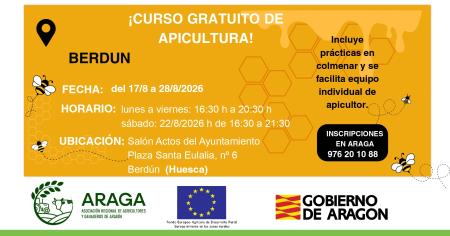 Imagen ¡CURSO GRATUITO DE APICULTURA!