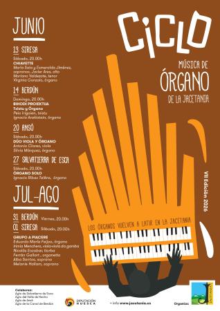 Imagen CICLO DE MÚSICA DE ÓRGANO EN LA JACETANIA: 31 de julio concierto en Berdún